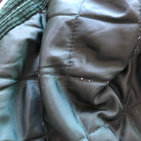 FRANK & OAK Fur-trim Green Corduroy Jacket - Picture 9 of 16